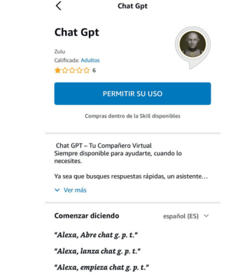 Imagen - C&oacute;mo tener ChatGPT en un dispositivo Amazon Echo con Alexa