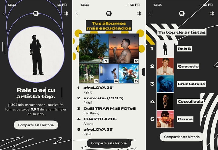 Imagen - Spotify Wrapped 2025: cómo ver tu top canciones más escuchadas