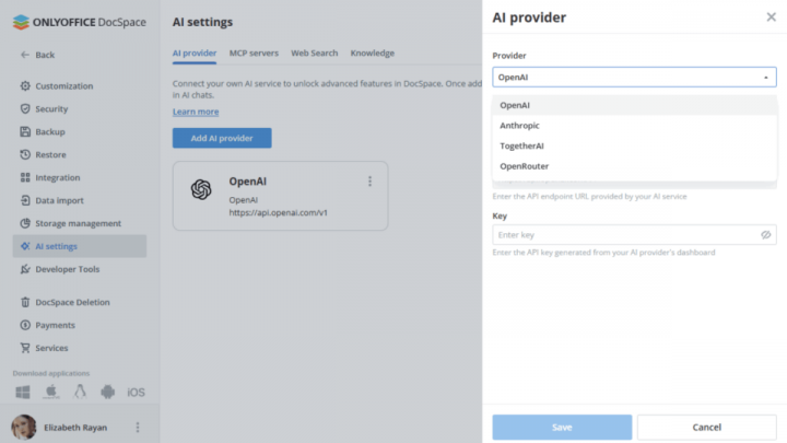 Imagen - OnlyOffice DocSpace 3.6 y Docs 9.2 reciben agentes de IA y más novedades