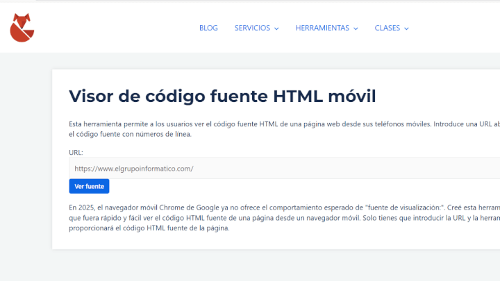 Imagen - C&oacute;mo ver el c&oacute;digo HTML de una web desde el m&oacute;vil