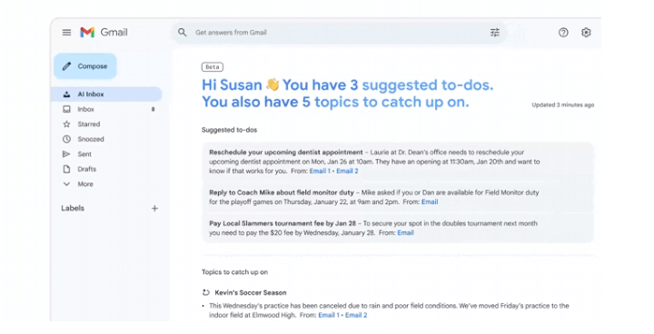 Imagen - Gmail explota con la IA: aprovecha todas las herramientas de Gemini