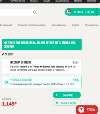 Imagen - C&oacute;mo se compra en Mi Electro: funcionamiento, condiciones y ventajas