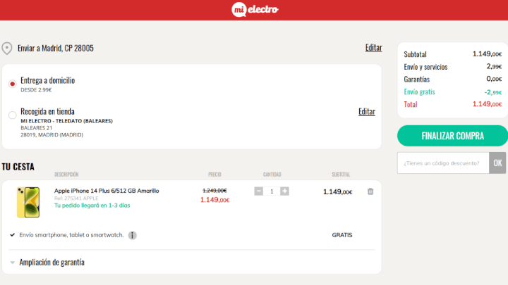 Imagen - C&oacute;mo se compra en Mi Electro: funcionamiento, condiciones y ventajas