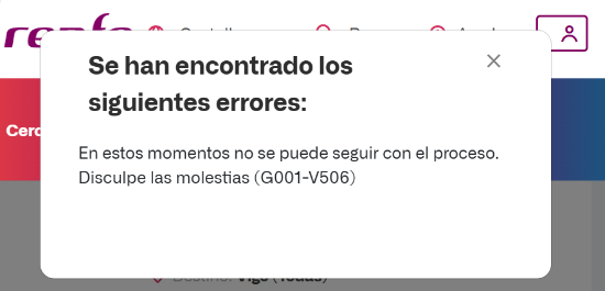Imagen - Renfe da error al intentar comprar billetes tras una ca&iacute;da que dura m&aacute;s de un d&iacute;a