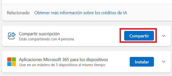 Imagen - C&oacute;mo compartir la suscripci&oacute;n de Microsoft 365 Familia o Premium