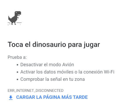 Imagen - C&oacute;mo acceder al juego de Google sin conexi&oacute;n