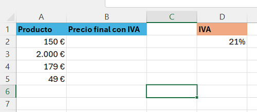 Imagen - As&iacute; puedes usar las referencias absolutas en Excel para evitar comportamientos indeseados