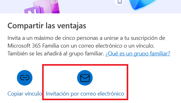 Imagen - C&oacute;mo compartir la suscripci&oacute;n de Microsoft 365 Familia o Premium