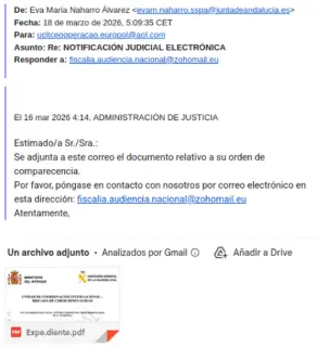 Imagen - Estafa de la "citaci&oacute;n policial" que ya ha enga&ntilde;ado a miles: c&oacute;mo funciona y c&oacute;mo evitarla