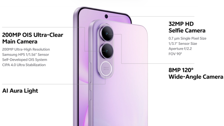 Imagen - Vivo V70 FE: ficha t&eacute;cnica, novedades y precio