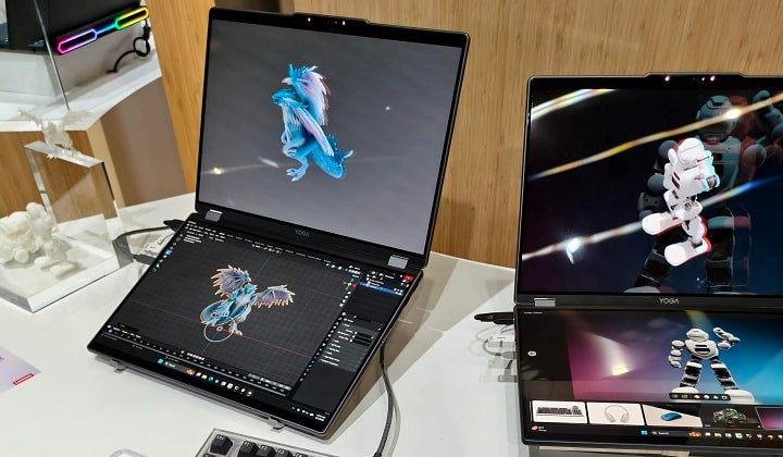 Imagen - Lenovo Yoga Book Pro 3D Concept y Legion Go Fold Concept: lo mejor de Lenovo en MWC 2026