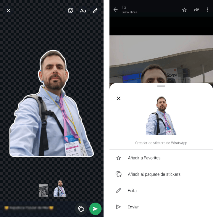 Imagen - Justo lo que quer&iacute;as en WhatsApp: crea stickers de tu cara con solo pulsar en la foto