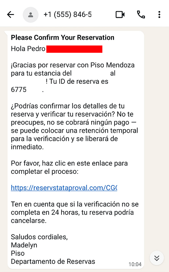 Imagen - &iquest;Has recibido este aviso de una reserva de hotel? El hackeo a Booking podr&iacute;a el culpable
