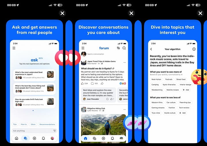 Imagen - Forum es la nueva app de Facebook para revivir los grupos