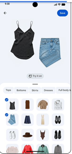 Imagen - La IA llega a la moda: Google Fotos permite probarte outfits y organizar tu armario