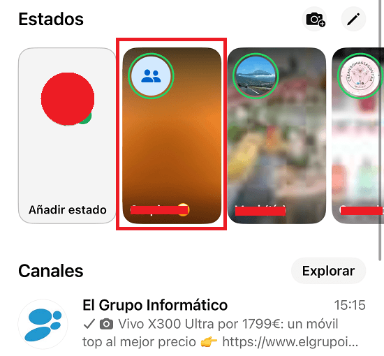 Imagen - C&oacute;mo subir Estados a grupos de WhatsApp