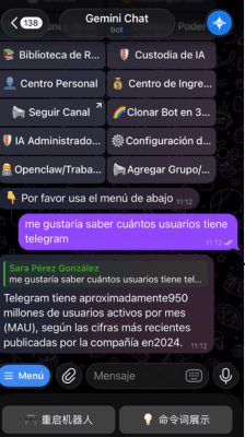Imagen - C&oacute;mo tener Gemini en Telegram