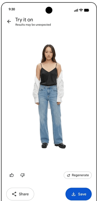 Imagen - La IA llega a la moda: Google Fotos permite probarte outfits y organizar tu armario