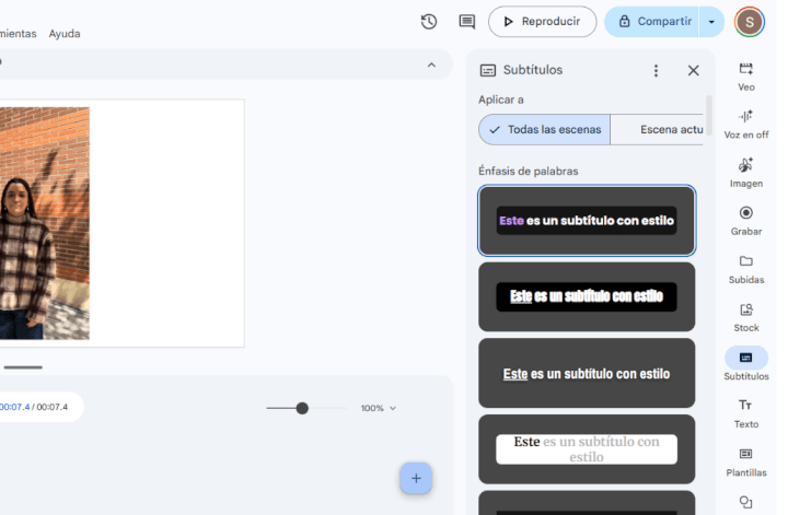 Imagen - C&oacute;mo a&ntilde;adir subt&iacute;tulos a un v&iacute;deo gratis con Google Vids