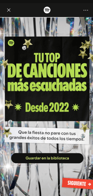 Imagen - "Tus A&ntilde;os en Modo Fiesta" de Spotify: c&oacute;mo acceder a tu Wrapped hist&oacute;rico