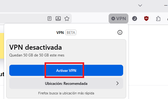 Imagen - La VPN gratuita de Firefox ya est&aacute; disponible en Espa&ntilde;a