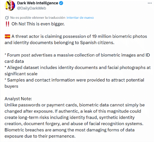 Imagen - 19 millones de fotos de ciudadanos espa&ntilde;oles se habr&iacute;an filtrado