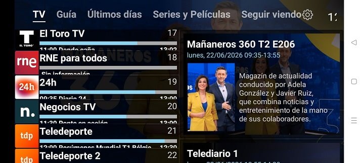 Imagen - TDT Spain: los canales de la TDT gratis en tu m&oacute;vil y Google TV