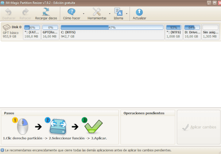 Imagen - IM-Magic Partition Resizer: el gestor de particiones gratuito que debes probar