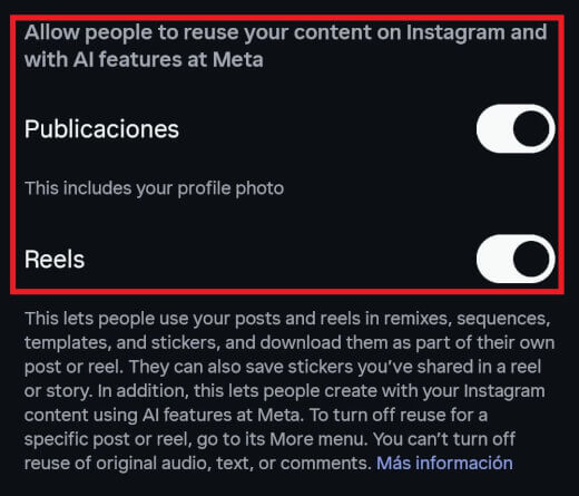 Imagen - Desactiva ya esta opci&oacute;n en Instagram, o la IA utilizar&aacute; tus fotos