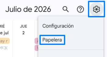 Imagen - Papelera en Google Calendar: c&oacute;mo funciona este nuevo sistema para eliminar eventos
