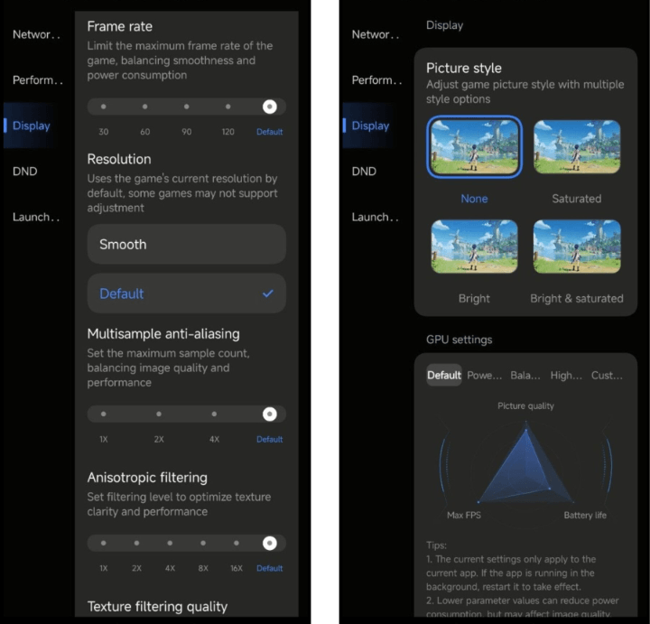 Imagen - HyperOS 3.1 ahora permite ajustar gr&aacute;ficos por juego en m&oacute;viles Xiaomi