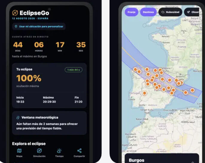 Imagen - Disfruta el eclipse solar al m&aacute;ximo: estas apps te ofrecen todos los datos que necesitas