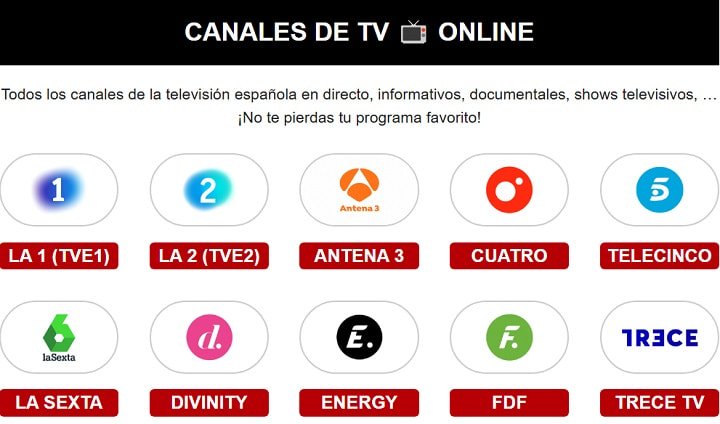 Imagen - Tvendirecto.es, la web con la que ver la TDT online