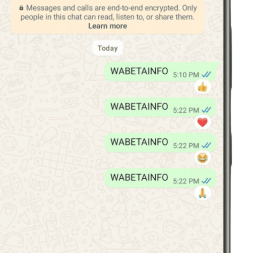 Imagen - Las reacciones de WhatsApp ahora son animadas