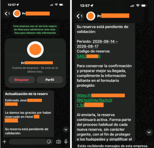 Imagen - Cuidado si te contacta tu hotel: esta nueva ciberestafa quiere arruinar tus vacaciones