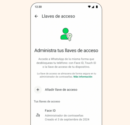Imagen - WhatsApp mejora la seguridad con m&uacute;ltiples passkeys y contexto frente a llamadas