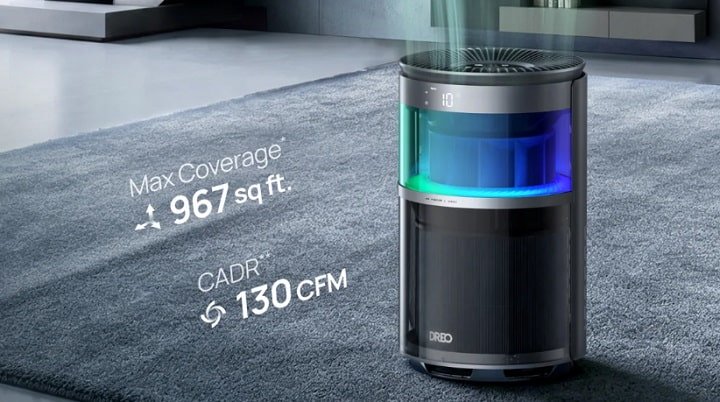 Imagen - Dreo 530S: as&iacute; es el nuevo purificador de aire para el hogar con IA