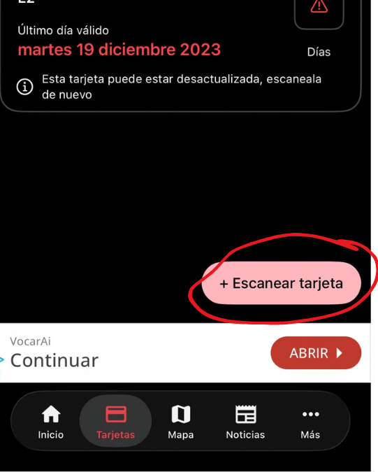 Imagen - C&oacute;mo cargar la tarjeta de transporte de Madrid con el m&oacute;vil