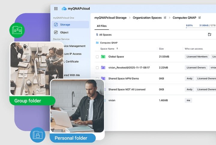 Imagen - QNAP lanza una nube para equipos empresariales: myQNAPcloud Storage Business