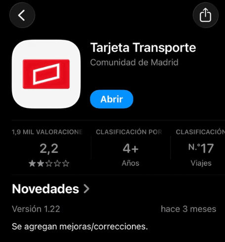 Imagen - C&oacute;mo cargar la tarjeta de transporte de Madrid con el m&oacute;vil
