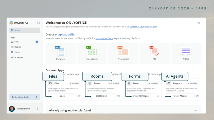 Imagen - Es hora de dejar Microsoft 365 y G Suite: la alternativa es OnlyOffice Docs 10.0
