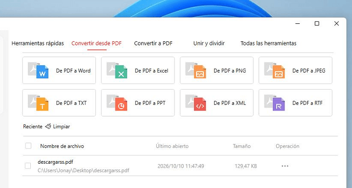 Imagen - PDFgear: edita PDF, convierte a Word, une, firma y m&aacute;s totalmente gratis