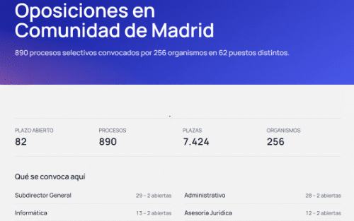 Imagen - Este buscador te permite buscar todas las convocatorias de oposiciones en Espa&ntilde;a