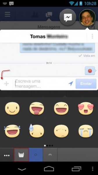 Imagen - Facebook Messenger para Android ya tiene stickers como los de Line