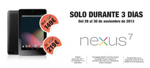 Imagen - El Nexus 7 de 2012 baja su precio a los 149 euros