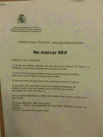 Imagen - La nueva estafa del 90# que circula por WhatsApp
