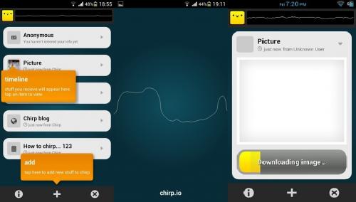 Imagen - Chirp, comparte archivos mediante sonidos de p&aacute;jaro
