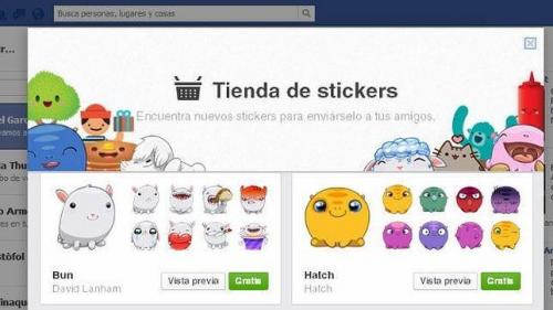 Imagen - Los stickers de Facebook llegan a la versión web del chat