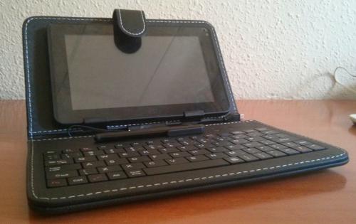 Imagen - Review: Funda de cuero con teclado espa&ntilde;ol para tablet de 7"