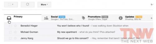 Imagen - Gmail se rediseñará con pestañas para organizar el correo